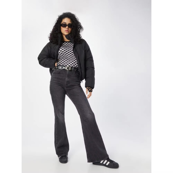 Levi's 70s' High Flare - Pantalones Vaqueros Levis para mujer con campana -Jeans Levis gris acampanados