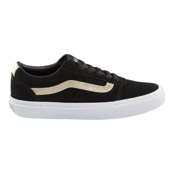 Vans Ward Suede Metallic Black Gold - Zapatillas Vans para mujer - Sneakers casual