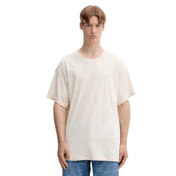Camiseta Adidas Originals Trefoil Essentials Blanca Crema para Hombre - Camiseta T-Shirt Relaxed fit Casual