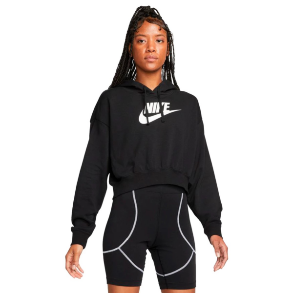 Sudadera cropped Nike Sportswear Club Fleece Graphic - Sudadera Nike con capucha para mujer