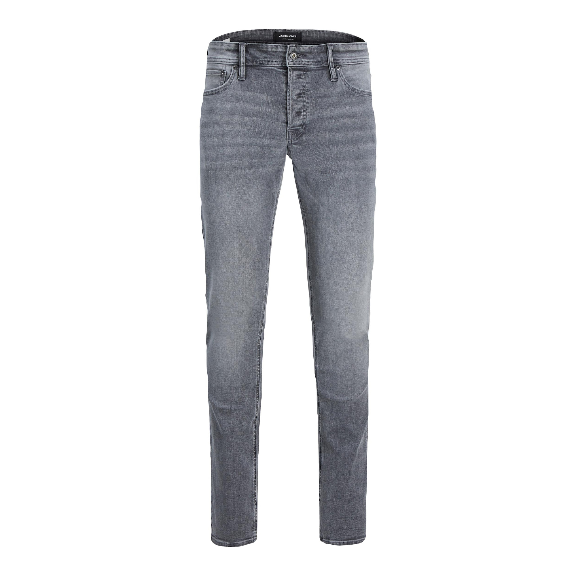 Pantalones Jack & Jones Jjiglenn Jjjoriginal SBD - Vaqueros slim fit Jack and Jones para hombre en gris lavado - Imagen 2