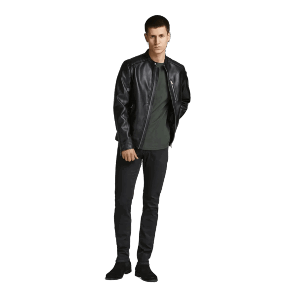 Jack & Jones Intelligence Glenn Slim Fit Jeans para hombre - Pantalones vaqueros negros