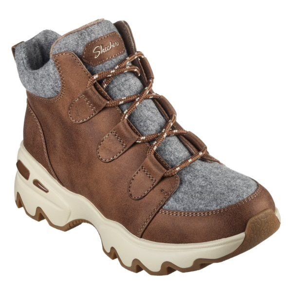 Skechers Big Lug - Botas de senderismo para mujer marrones - Botines hiking - Zapatillas para caminatas