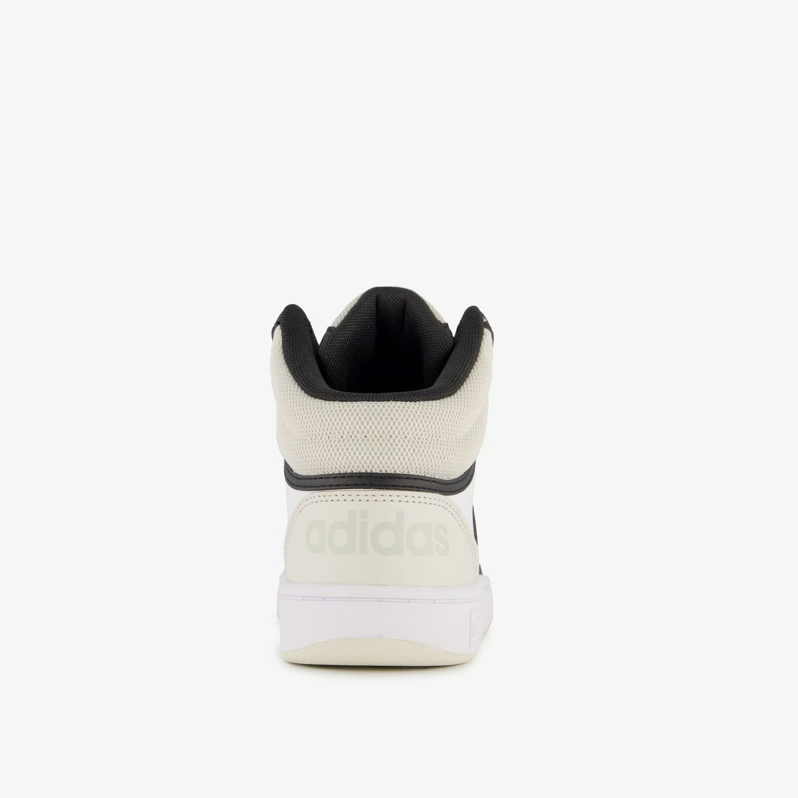 Adidas Hoops 3.0 Mid para niños - Zapatillas deportivas altas infantiles estilo basket en blanco y negro - Imagen 5