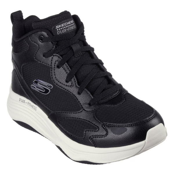 Skechers D’Lux Fitness - Zapatillas deportivas altas para mujer negras