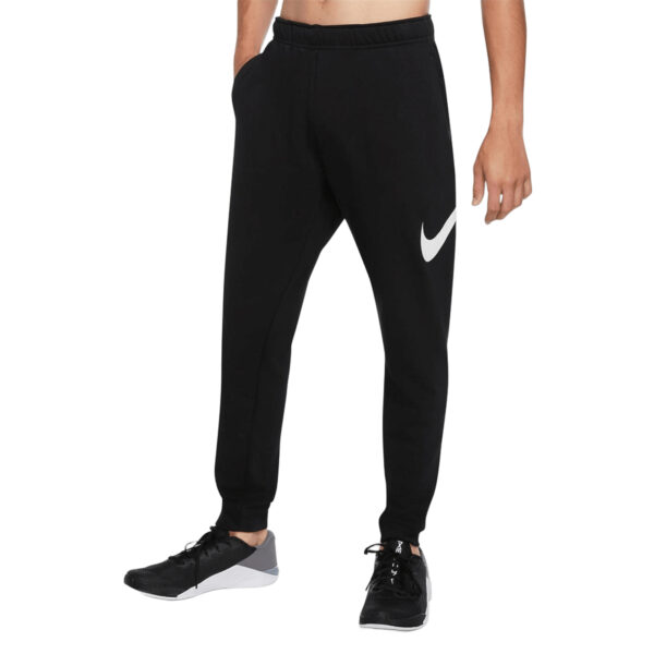 Pantalón de chándal Nike Dri-FIT para hombre - Jogger deportivo negro para entrenamiento, running y gimnasio