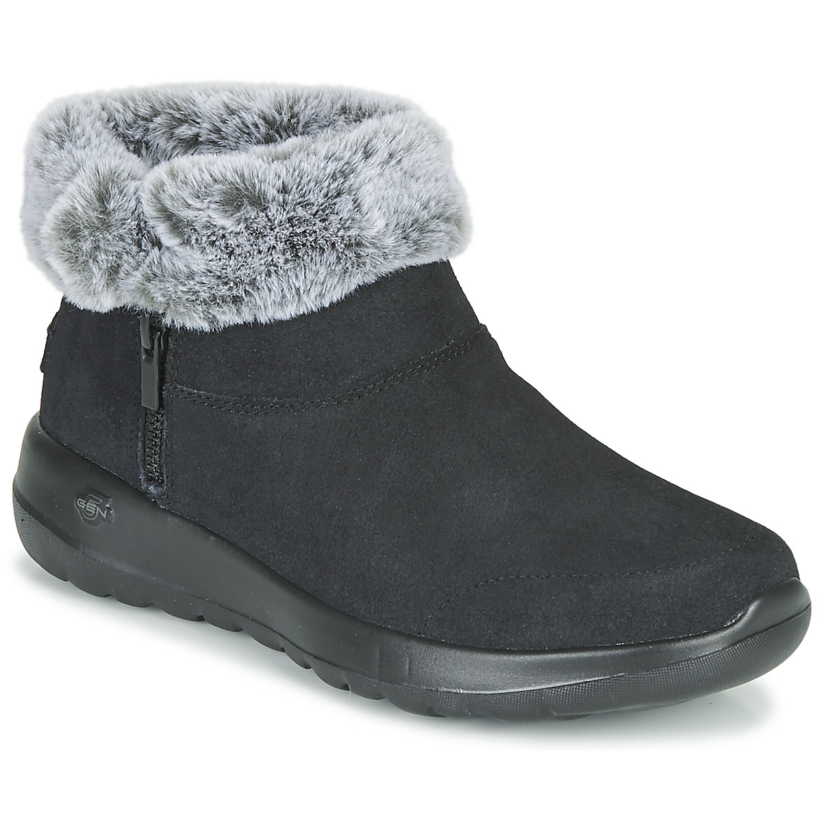 Skechers On-The-Go Joy Savvy – Botas de invierno negras para mujer - Imagen 4