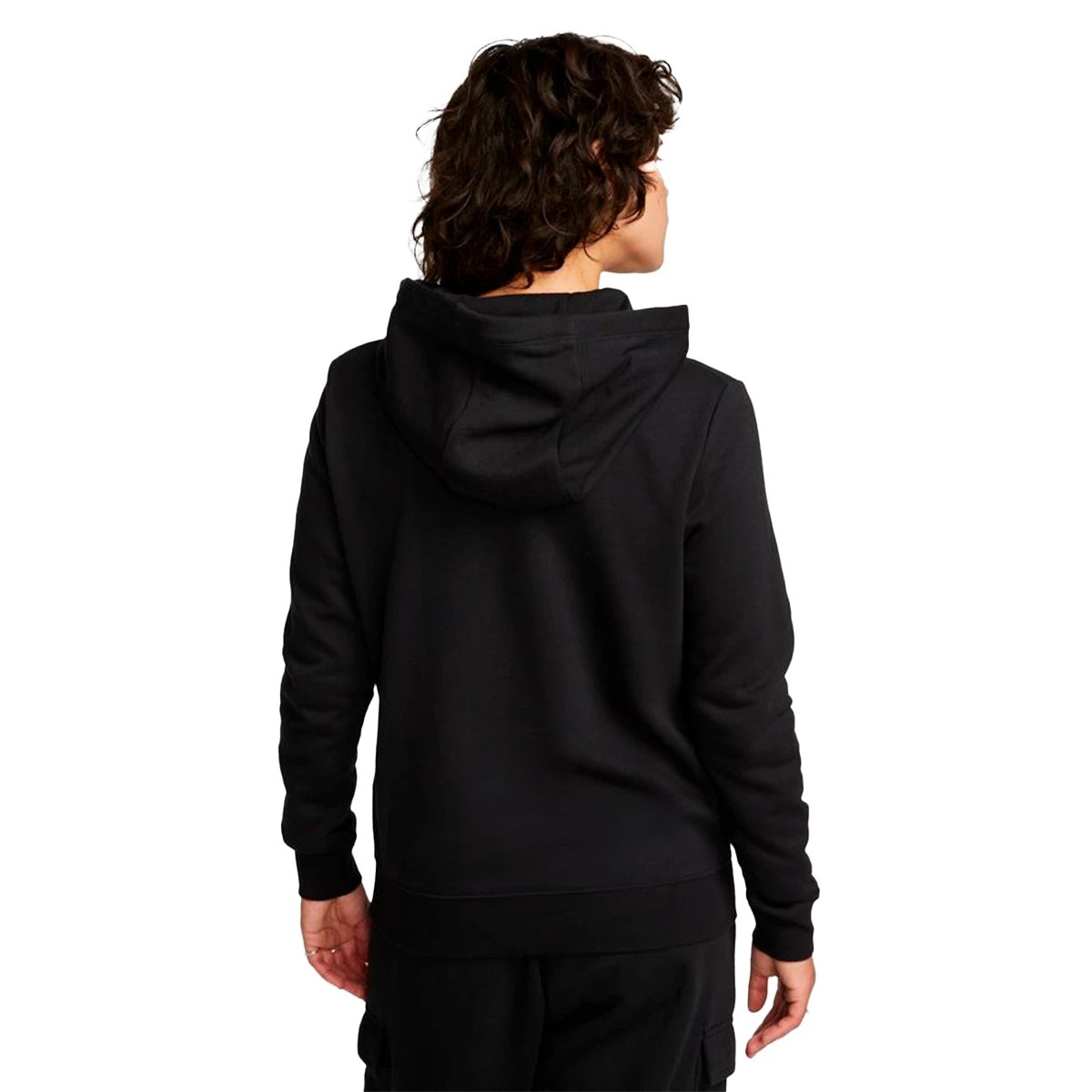 Sudadera Nike Sportswear Club Futura - Hoodie con capucha para mujer en color negro - Imagen 4