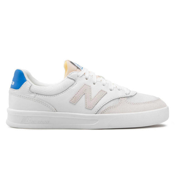 New Balance CT300 - Zapatillas blancas de piel y ante para mujer