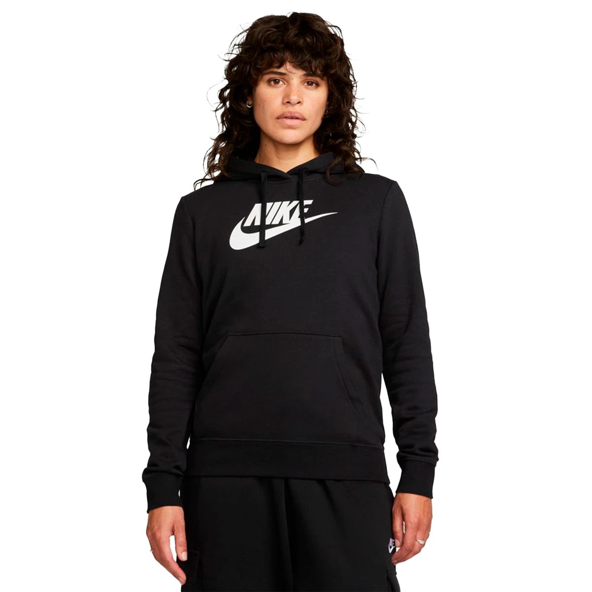 Sudadera Nike Sportswear Club Futura - Hoodie con capucha para mujer en color negro
