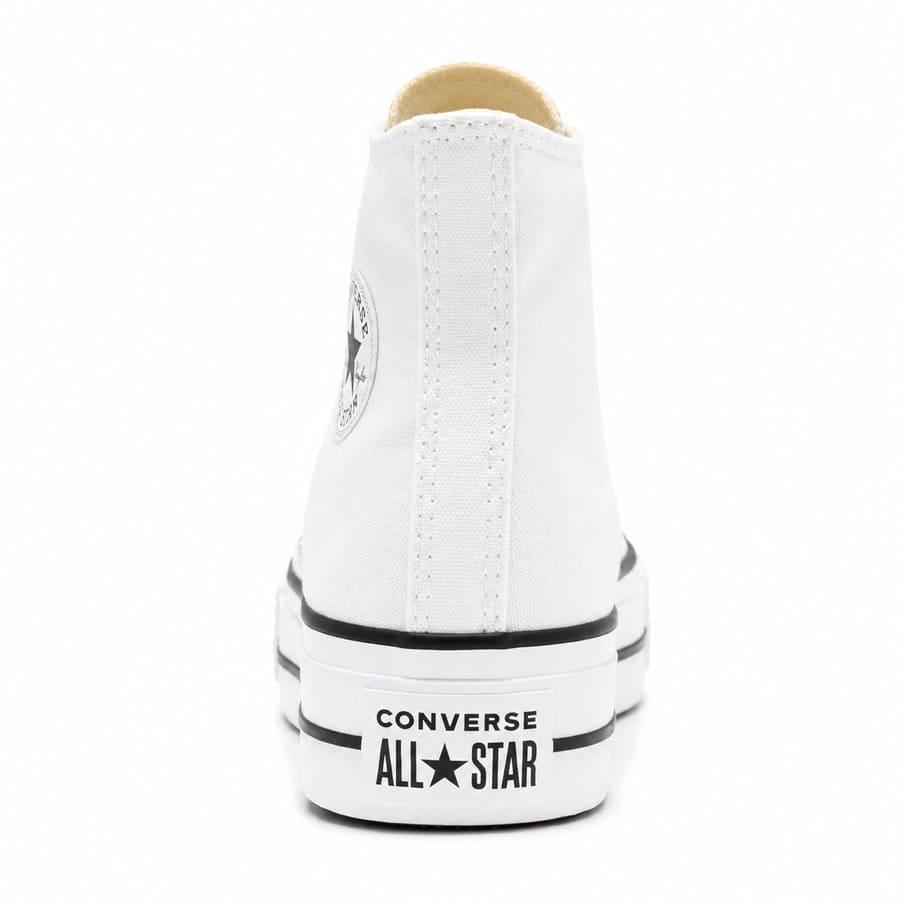 Converse Chuck Taylor All Star Lift Hi – Zapatillas altas blancas para hombre y mujer - Imagen 3