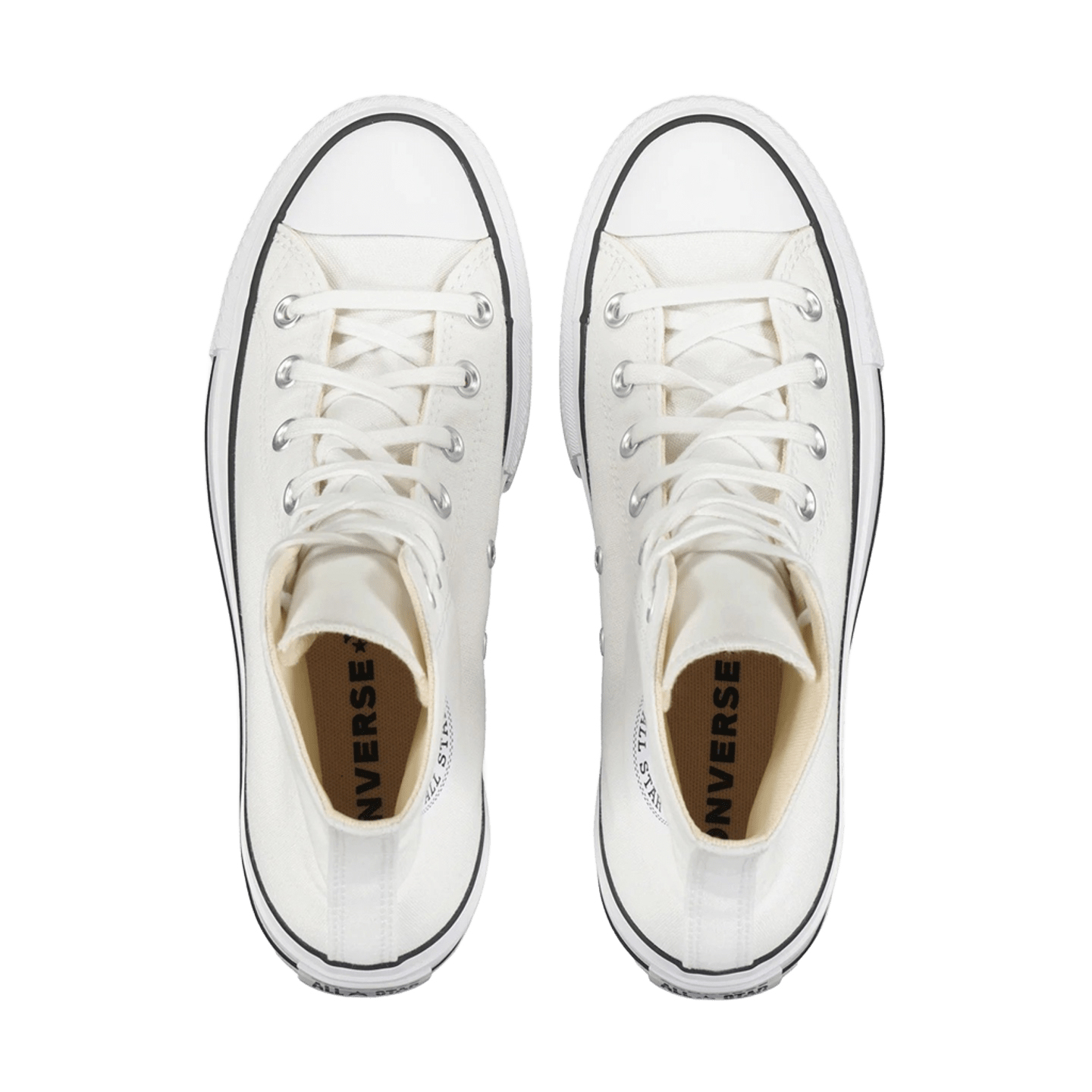 Converse Chuck Taylor All Star Lift Hi – Zapatillas altas blancas para hombre y mujer - Imagen 5