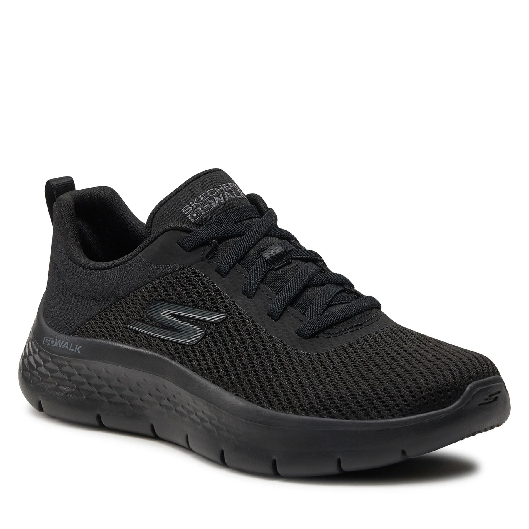Skechers GO WALK Flex Alani – Zapatillas negras para mujer