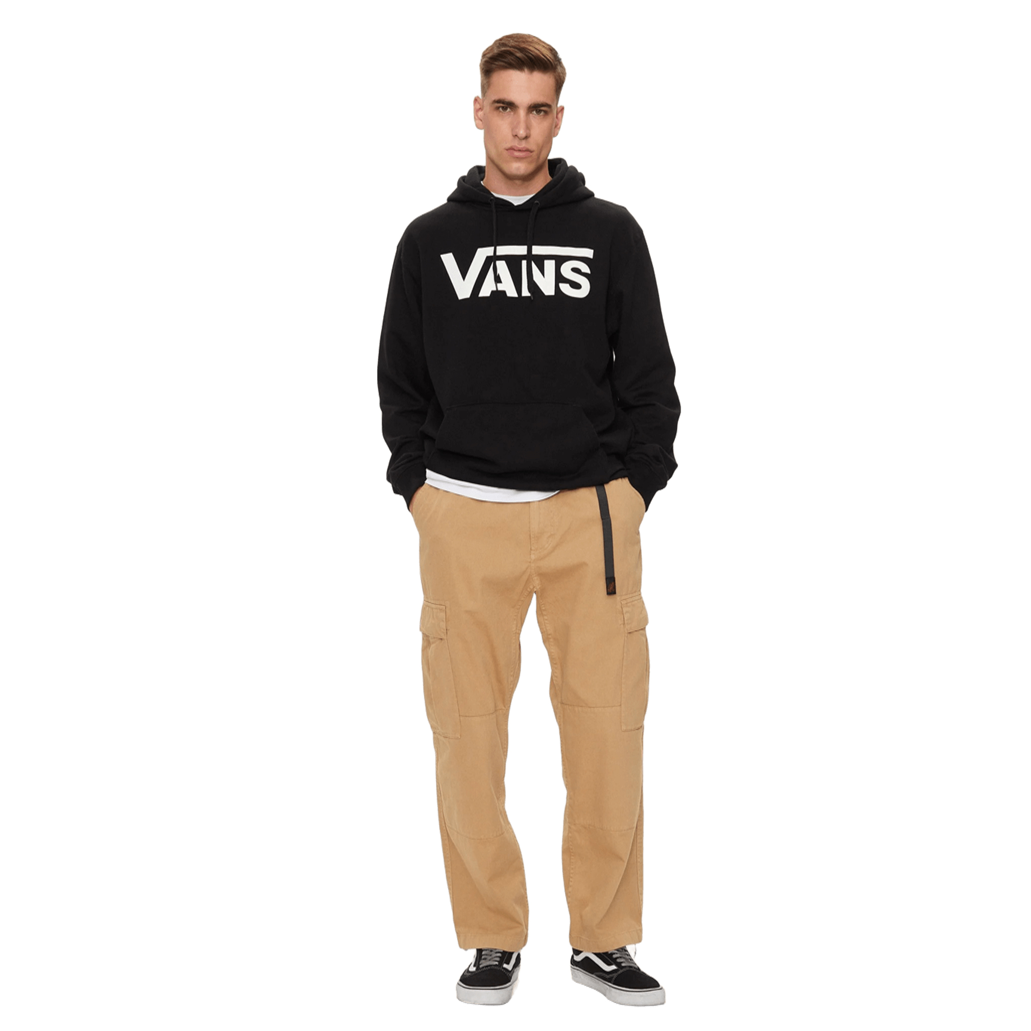 Sudadera Vans Classic Pullover – Sudadera negra con capucha para hombre - Imagen 5